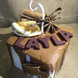 Perenna İsme Özel Dekoratif Pasta Mum M_2